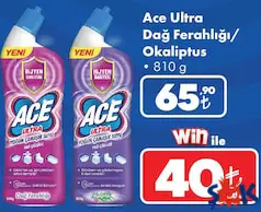 ACE ULTRA DAĞ FERAHLIĞI/OKALİPTUS ÇAMAŞIR SUYU 810 G